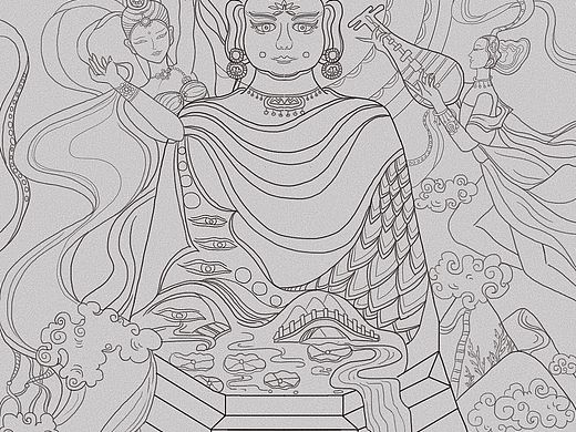《洛（落）累（泪）》