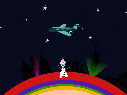 动画影像|Olaf Worldtour