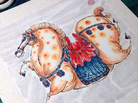 【上善凡品】，随笔小品｛黄骠马｝，