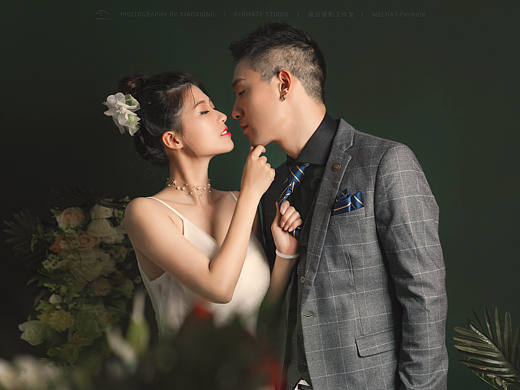 棚拍婚纱照