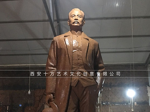 贵州交通大学詹天佑铸铜雕塑制作