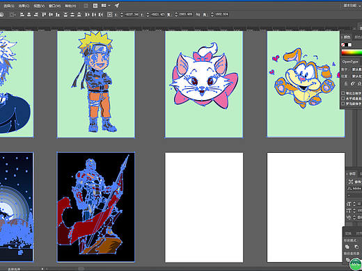 钢笔造型能力练习，插画临摹