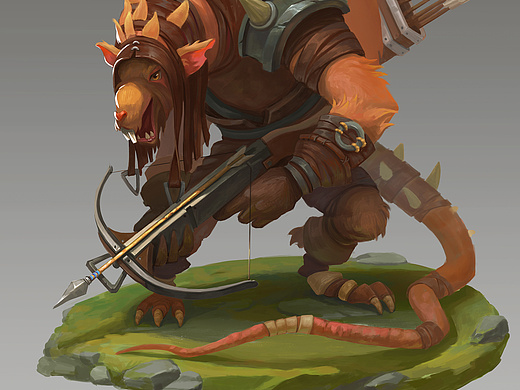 《老鼠》卡通原画设计