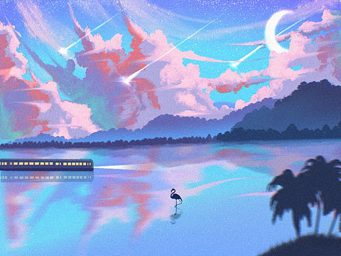 风景插画