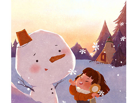 初雪❄️（个人主页-ZNDAxNzc2Njg=） - 创作习作 - 站酷设计师喵柳原创素材 - 站酷ZCOOL