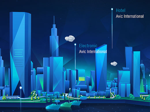 Low poly city