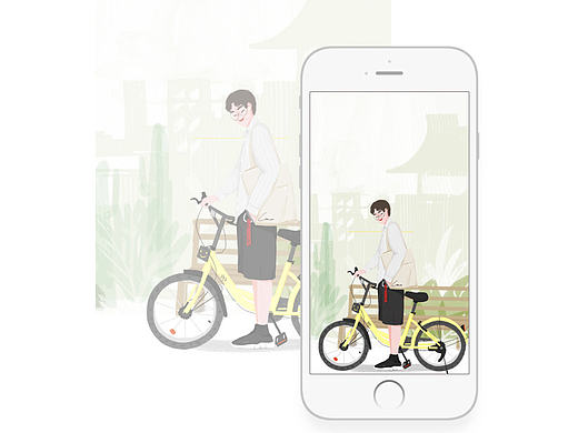 ofo闪屏插画合集