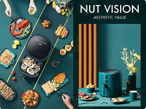 厨房家电拍摄 | 山本空气炸锅机｜坚果视觉工厂