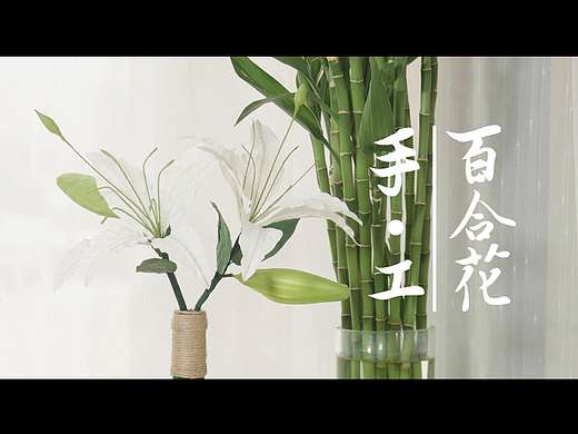 清秀佳人百合花—手工DIY制作