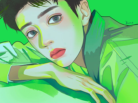 人物插畫（個人主頁-ZNTg4NjAyMDA=） - 創(chuàng)作習(xí)作 - 站酷設(shè)計(jì)師KuenYang原創(chuàng)素材 - 站酷ZCOOL