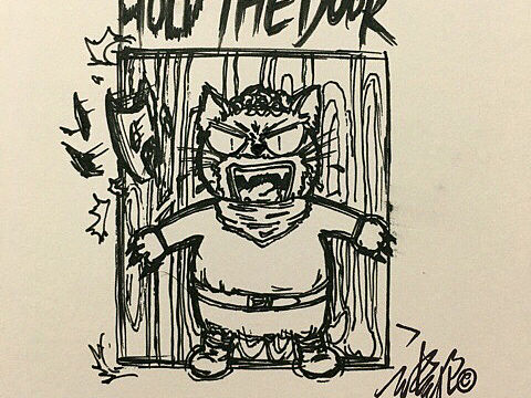 hold the door（個(gè)人主頁(yè)-ZMTY1MzY2MjQ=） - 單幅漫畫 - 站酷設(shè)計(jì)師Bowerbird原創(chuàng)素材 - 站酷ZCOOL