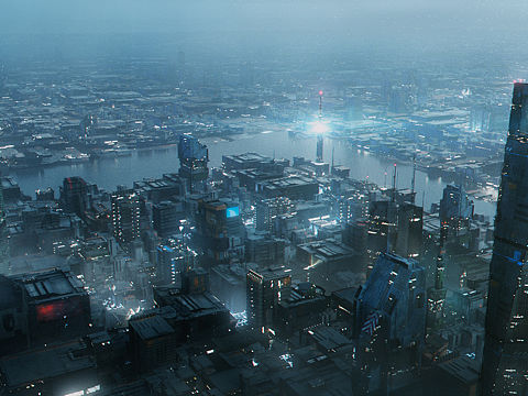 科幻上海（個人主頁-ZNDY1NTU2MDQ=） - 場景 - 站酷設計師大章DZ原創(chuàng)素材 - 站酷ZCOOL