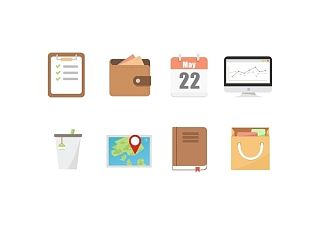 扁平彩色icon（个人主页-ZMzg1NTQyMA==） - 图标 - 站酷设计师神秘的哈密瓜原创素材 - 站酷ZCOOL