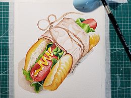 二十四番花信风水彩