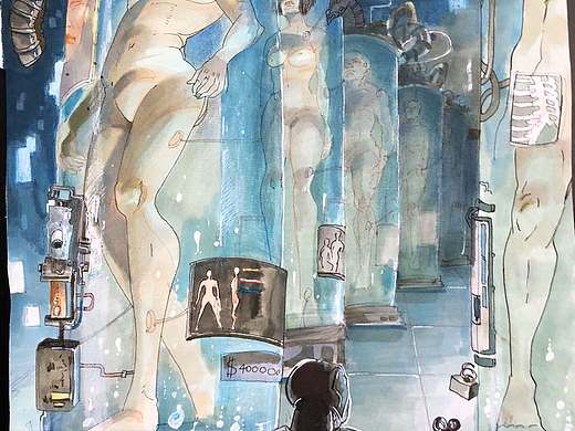 赵凯雯11903063新媒体5班未来科技（个人主页-ZNDc2MDQyMzI=） - 艺术插画 - 站酷设计师Z96337929原创素材 - 站酷ZCOOL