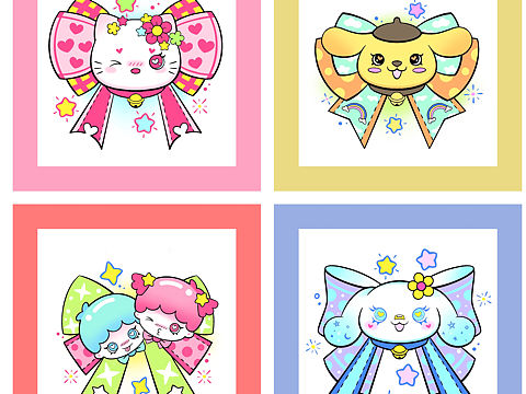 三丽鸥卡通纹身