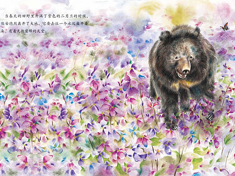 绘本《月熊在天堂》节选(2017年出版)