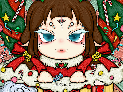 國潮（個人主頁-ZNDk4MjIyNjQ=） - 商業(yè)插畫 - 站酷設(shè)計師池耀幺幺原創(chuàng)素材 - 站酷ZCOOL