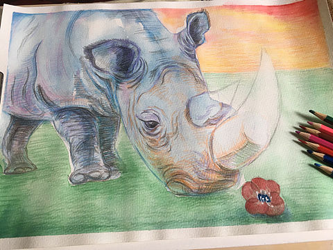 【原创手绘】公益摄影展开幕原创手绘