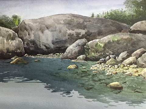 小幅风景（个人主页-ZMjU2ODM1MzI=） - 绘画 - 站酷设计师吴子默原创素材 - 站酷ZCOOL