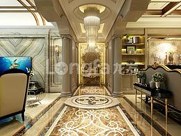 天陽(yáng)御龍灣280平簡(jiǎn)歐風(fēng)格裝修設(shè)計(jì)效果圖展示