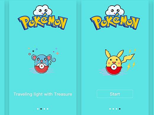 Pokemon Go（个人主页-ZMTkxNDM2MjA=） - APP界面 - 站酷设计师KatherineZ原创素材 - 站酷ZCOOL