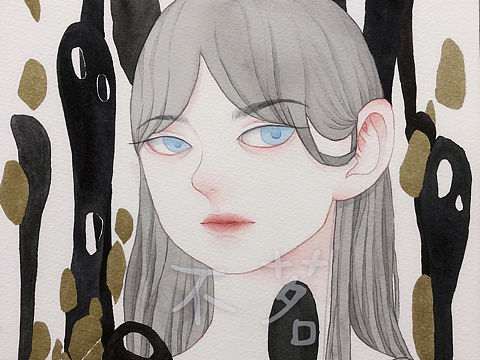 水彩（个人主页-ZNDU3MjU3Mjg=） - 艺术插画 - 站酷设计师不茗原创素材 - 站酷ZCOOL