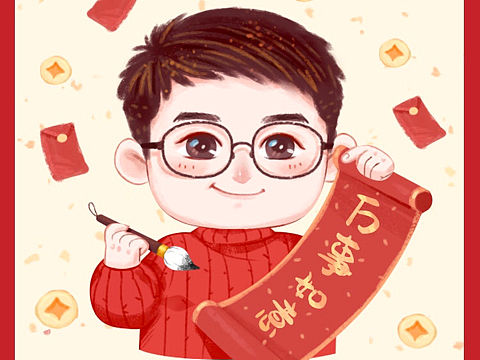 [z福字]新年快乐！（个人主页-ZNDIyODE4MTY=） - 创作习作 - 站酷设计师先森小日原创素材 - 站酷ZCOOL