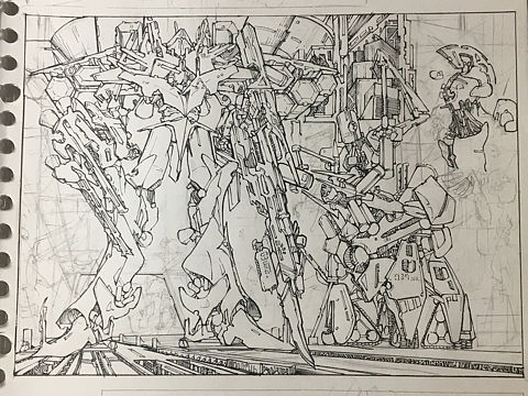【针缠塔机械】机械整备库&骑士机试作03（个人主页-ZMzUxNzc4NTI=） - 概念设定 - 站酷设计师Tong之赤赨原创素材 - 站酷ZCOOL