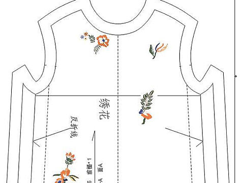 服装绣花/印花图案