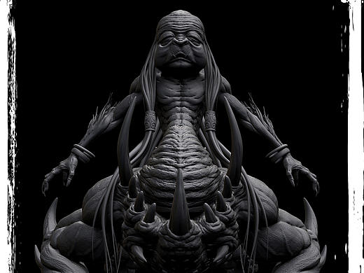 斗战神_痴（个人主页-ZMTczMDQ3NDA=） - 人物/生物 - 站酷设计师学企鹅漫步原创素材 - 站酷ZCOOL