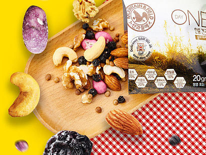 每日果仁 详情页 简洁清新干净