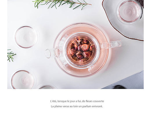 产品拍摄：一款好看的玻璃花茶壶