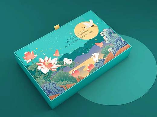 荷美美中秋礼盒包装设计