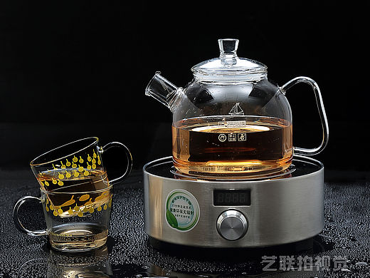 玻璃茶杯拍摄 家电用品摄影 静物产品拍照