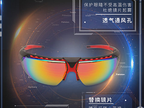 飞机稿—运动眼镜移动端广告