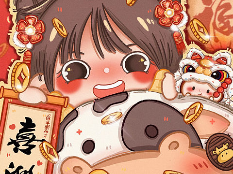 新年情侣头像｜牛年头像