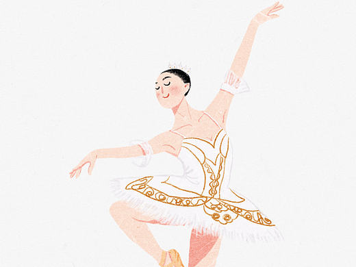 《舞蹈系列》插画