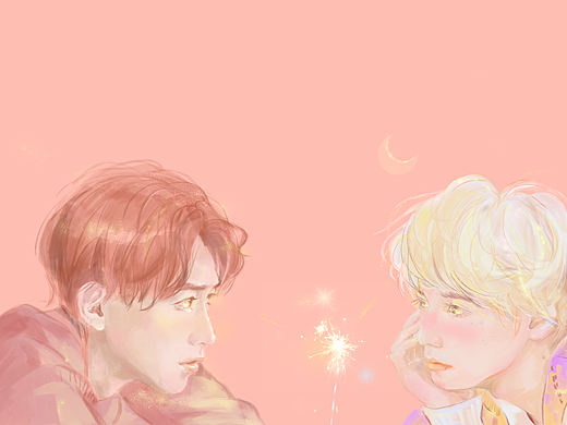 插画#006—007 夏日、烟火和“我的楚楚”