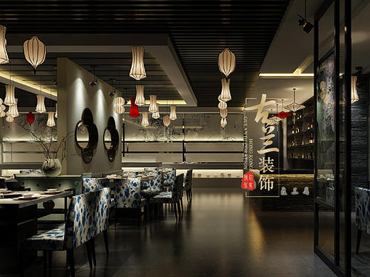 犀浦聂三耳火锅店-重庆连锁火锅店设计装修公司