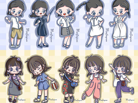 《十月卡通人物合集 30个不同动态》