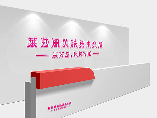 莱丽莎美肤养生会所LOGO Vi设计