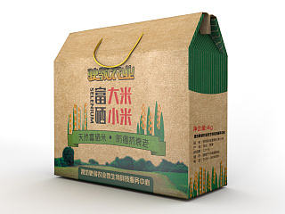 富硒大米小米包装