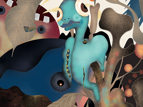 痕迹（个人主页-ZNTEzNjg4NDg=） - 艺术插画 - 站酷设计师夫野艺术中心原创素材 - 站酷ZCOOL