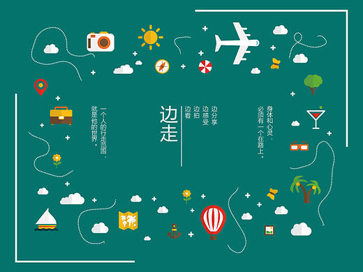 原创APP界面——边走[身体和心灵 必须有一个在路上]专为喜爱旅游人士设计的APP（个人主页-ZMjE2MTUxNDg=） - APP界面 - 站酷设计师夜猫不睡觉原创素材 - 站酷ZCOOL