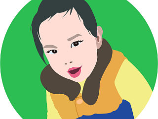朋友小孩的卡通头像画
