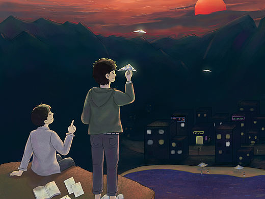 夢（個人主頁-ZNDc5NjY2ODQ=） - 商業(yè)插畫 - 站酷設(shè)計師化文原創(chuàng)素材 - 站酷ZCOOL