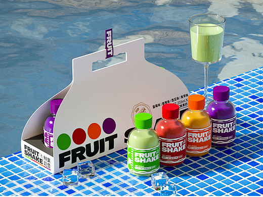 包装设计｜FRUIT SHAKE鲜果奶昔饮品包装设计