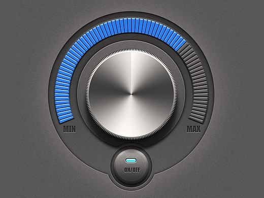 初级菜鸟-临摹旋转按钮