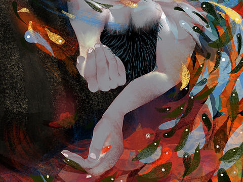 为纪伯伦诗集《沙与沫》配小图几张